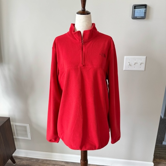 Like new! The North Face Half-Zip Fleece Pullover - Burnt Orange - Picture 4 of 12